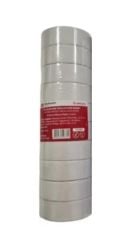 Mutlusan 10'lu İzole Elektrik Bandı Seti 0.13mm x 19mm x 10 Yard Beyaz (065133011019)