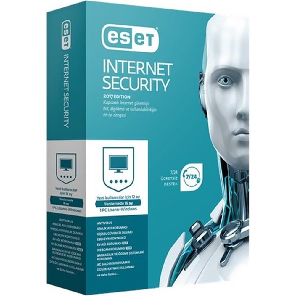 Eset Internet Security 10 Kullanıcı 1 Yıl