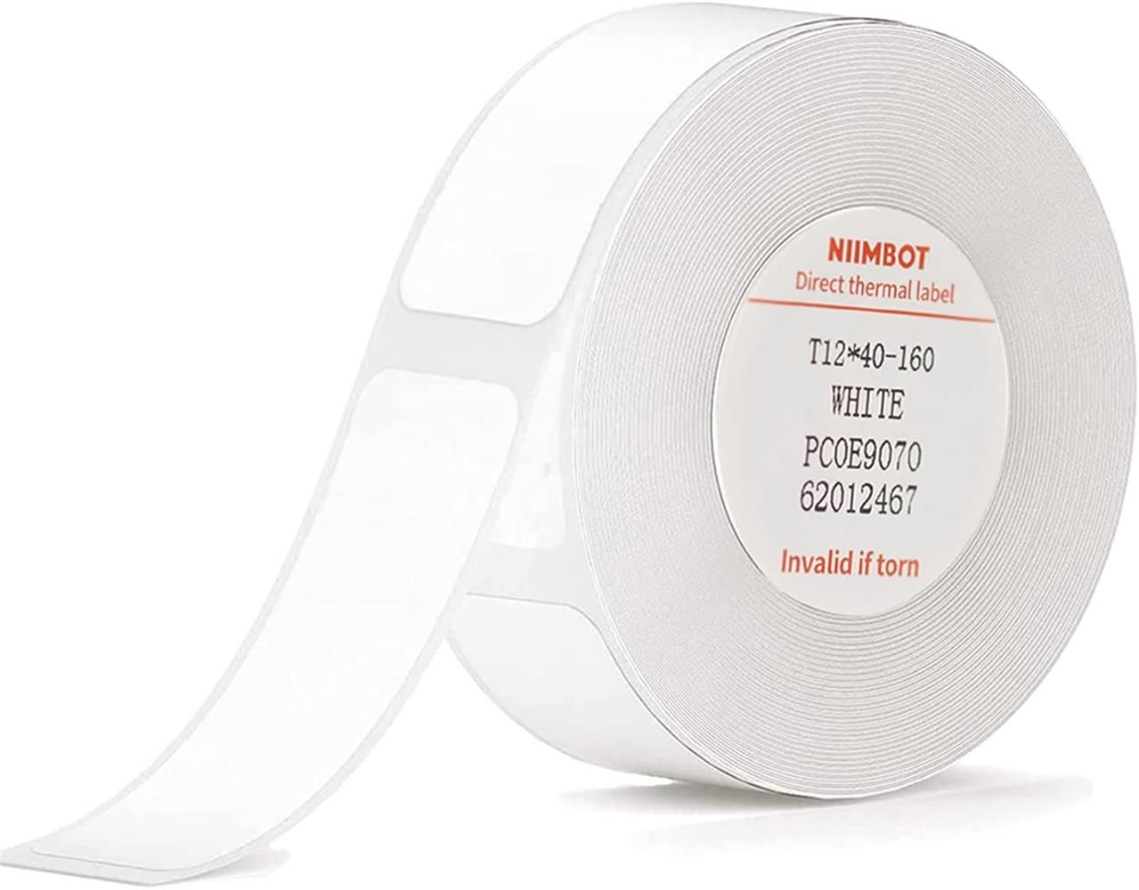 NIIMBOT T12-40-160WHITE Beyaz 12x40mm Termal Etiket