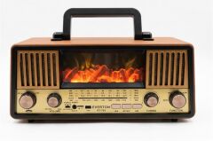 Everton RT-703 Bluetooth/FM/USB/TF/AUX Destekli Şarjlı Nostaljik Radyo