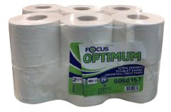 Focus Optimum İçten Çekmeli Tuvalet Kağıdı 80 Metre 12'li Rulo (5050157 / 50002464)