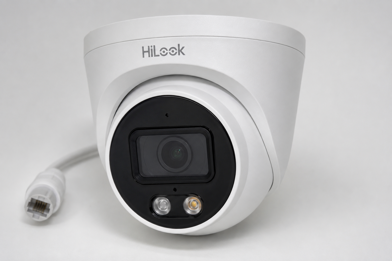 HiLook IPC-T280HA-LUF/SL 8MP 2.8mm Canlı Uyarı Sabit Turret IP Güvenlik Kamerası