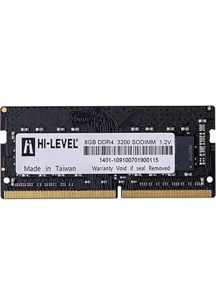 8GB DDR4 3200Mhz CL22 SODIMM 1.2V HLV-SOPC25600D4/8G HI-LEVEL
