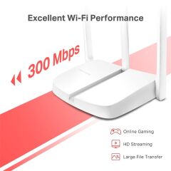 TP-LINK Mercusys MW306R 300Mbps Kablosuz N Router