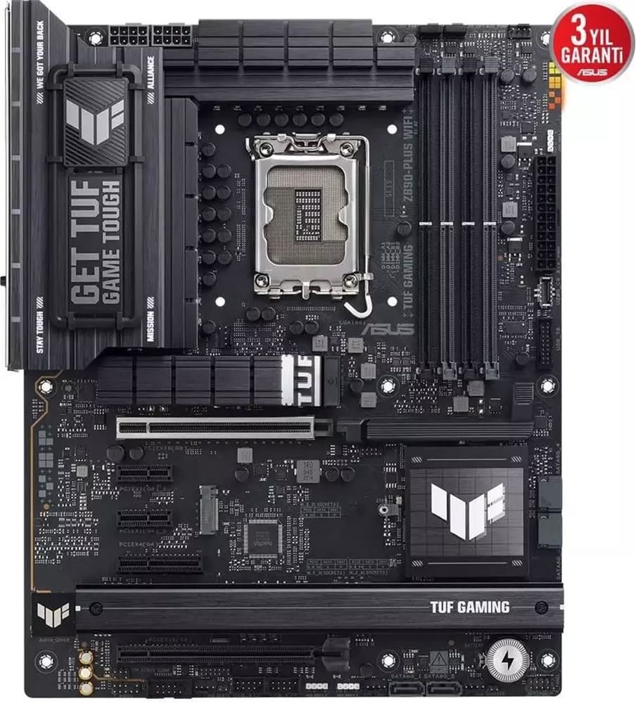 ASUS TUF GAMING Z890‑PLUS WIFI Intel Z890 LGA 1851 DDR5 ATX Anakart Wi‑Fi 7 Thunderbolt™ 4