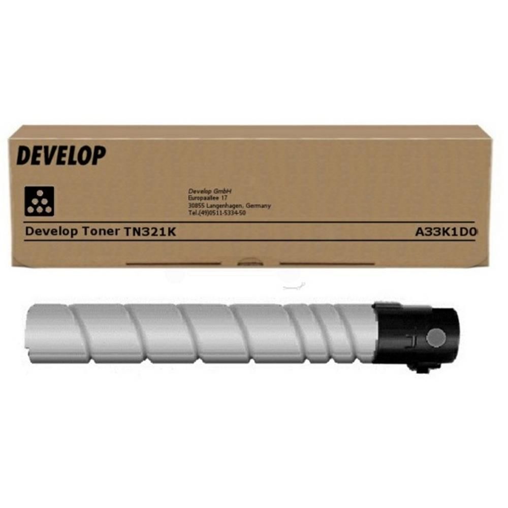 Develop TN-321K Black (Siyah) Orijinal Fotokopi Toneri - Ineo +224, +284, +364 Uyumlu (27.000 Sayfa)