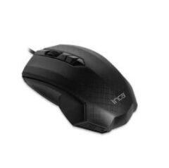 INCA IM‑119 Kablolu USB Optik Mouse Siyah 1000 DPI 4 Tuş Ergonomik Tasarım 150 cm Kablo – 24 Ay Distribütör Garantili