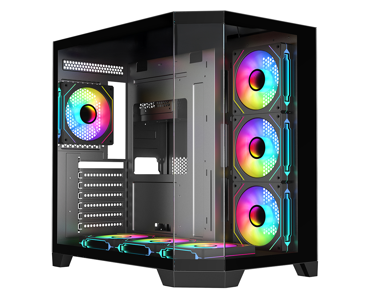 FRISBY FC-9550G 850W 80+(BRONZE) ARGB 7X FAN GAMING KASA