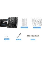 MSI PRO B760M‑P DDR5 LGA 1700 Intel B760 Soket 1700 DDR5‑6800 MHz OC 4x DIMM 256GB Maks PCIe 4.0 x16 2x PCIe 4.0 x1 2x M.2 USB 3.2 Gen 2 Type‑C HDMI DP VGA 1 G LAN mATX Anakart