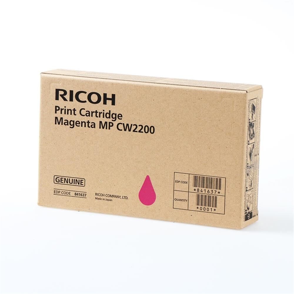 Ricoh MP CW2200 Magenta Kırmızı Orjinal Fotokopi Toneri MP CW2200 Serisi 100 ml