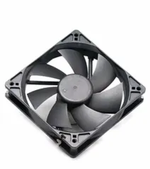 HIPER HF‑12 Sessiz 12 cm Siyah Kasa Fanı 120 mm Siyah Sessiz Kasa Fanı, LED Yok, Düşük Gürültü
