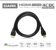 Dark DK-HD-CV21L1500P HDMI 2.1 15 Metre 48Gbps 8K 60Hz / 4K 120Hz Ultra High Speed Altın Uçlu HDMI Kablo