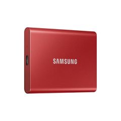 Samsung 500GB T7 1050MB-1000 MB-sn USB 3.2 Gen 2 Kırmızı Taşınabilir SSD MU-PC500R-WW