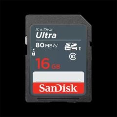SanDisk Ultra 16GB SDHC UHS-I Bellek Kartı 80MB/s Sınıf 10 (SDSDUNS-016G-GN3IN)