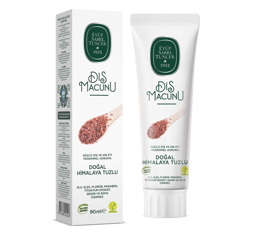 Eyüp Sabri Tuncer 90ml Doğal Himalaya Tuzlu Özlü Diş Macunu
