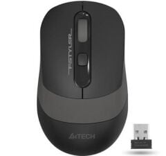 A4 TECH FG10S FSTYLER Sessiz Tıklamalı 2.4 GHz Kablosuz Optik Mouse 1200/1600/2000 DPI Gri Nano Alıcı