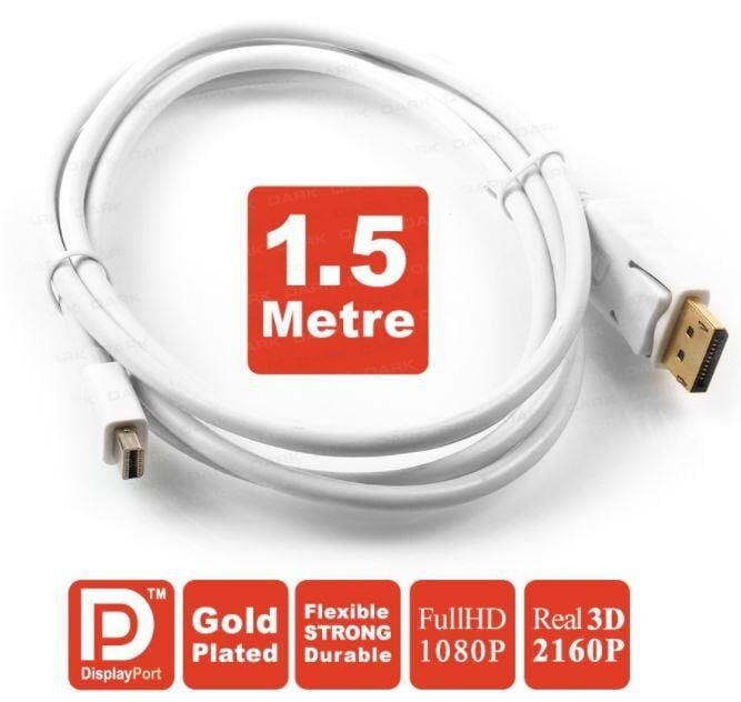 DARK DK-CB-DPXMDPL150 1.5m Mini DisplayPort - DisplayPort Kablo