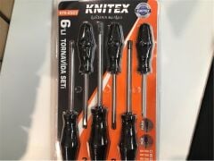 Knitex Ktx-2523 6LI Tornavida Seti 3 Düz 3 Yıldız