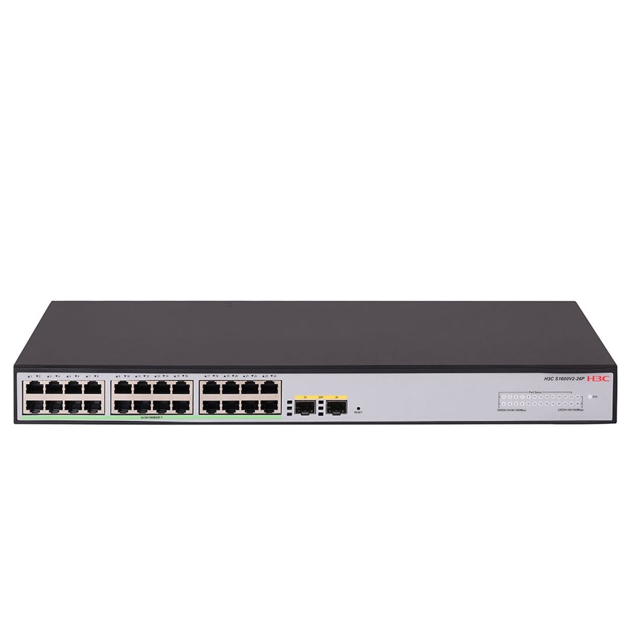 H3C Aolynk S1600V2-18P 16GE Port, 2xSFP L2 Yönetilebilir Switch