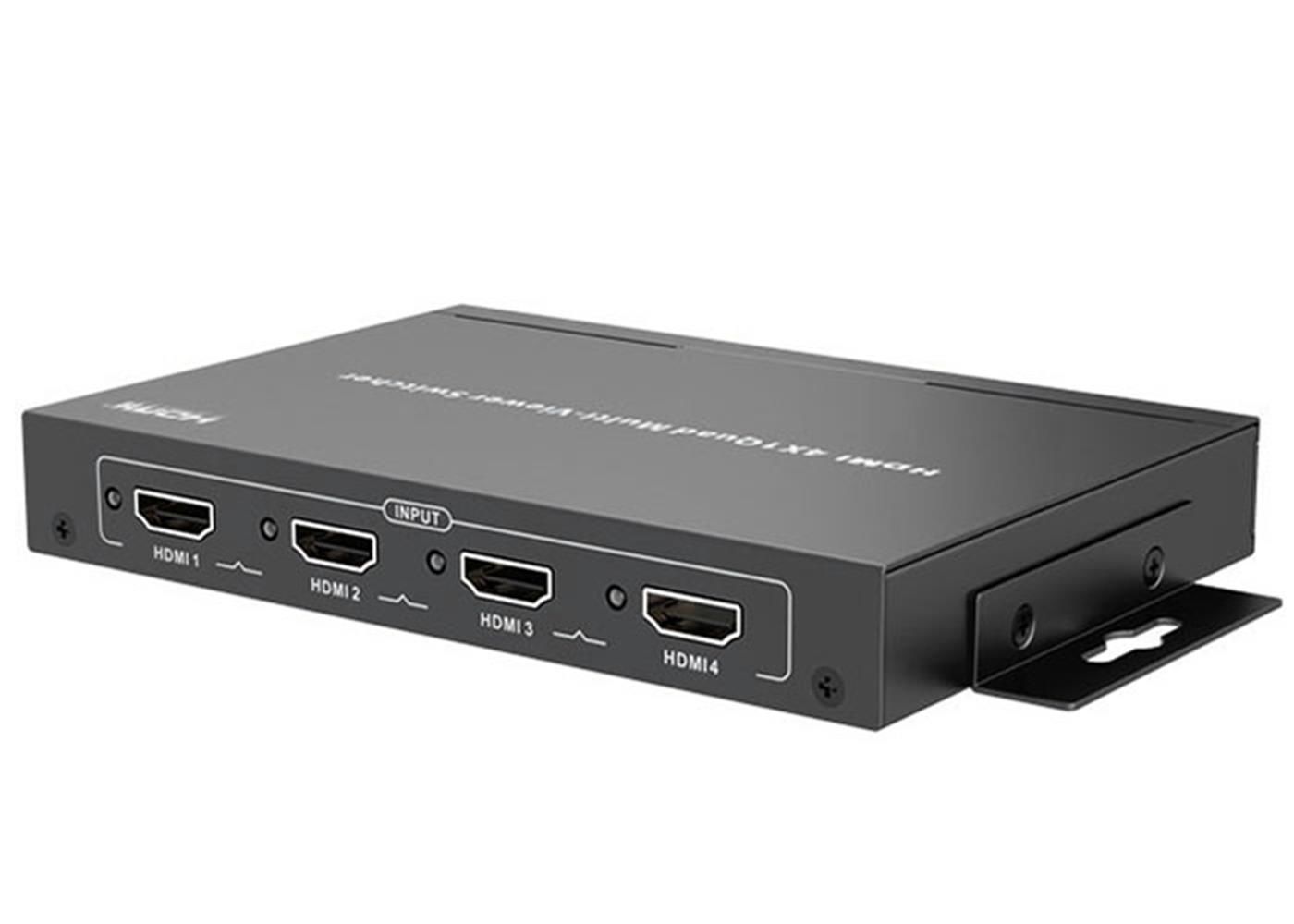 S-Link Swapp SW-HDQS41 4 Port Input 1 Port Output 120M Cat6 Extender ve Çoklu Switch