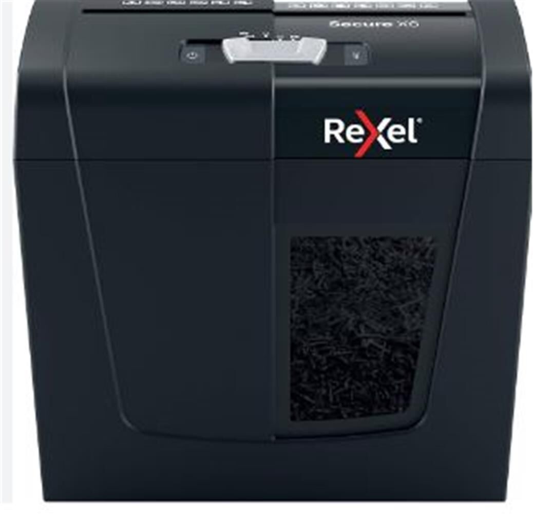Rexel Secure X6 (2020122EU) P-4 Çapraz Kesim Evrak İmha Makinesi Siyah