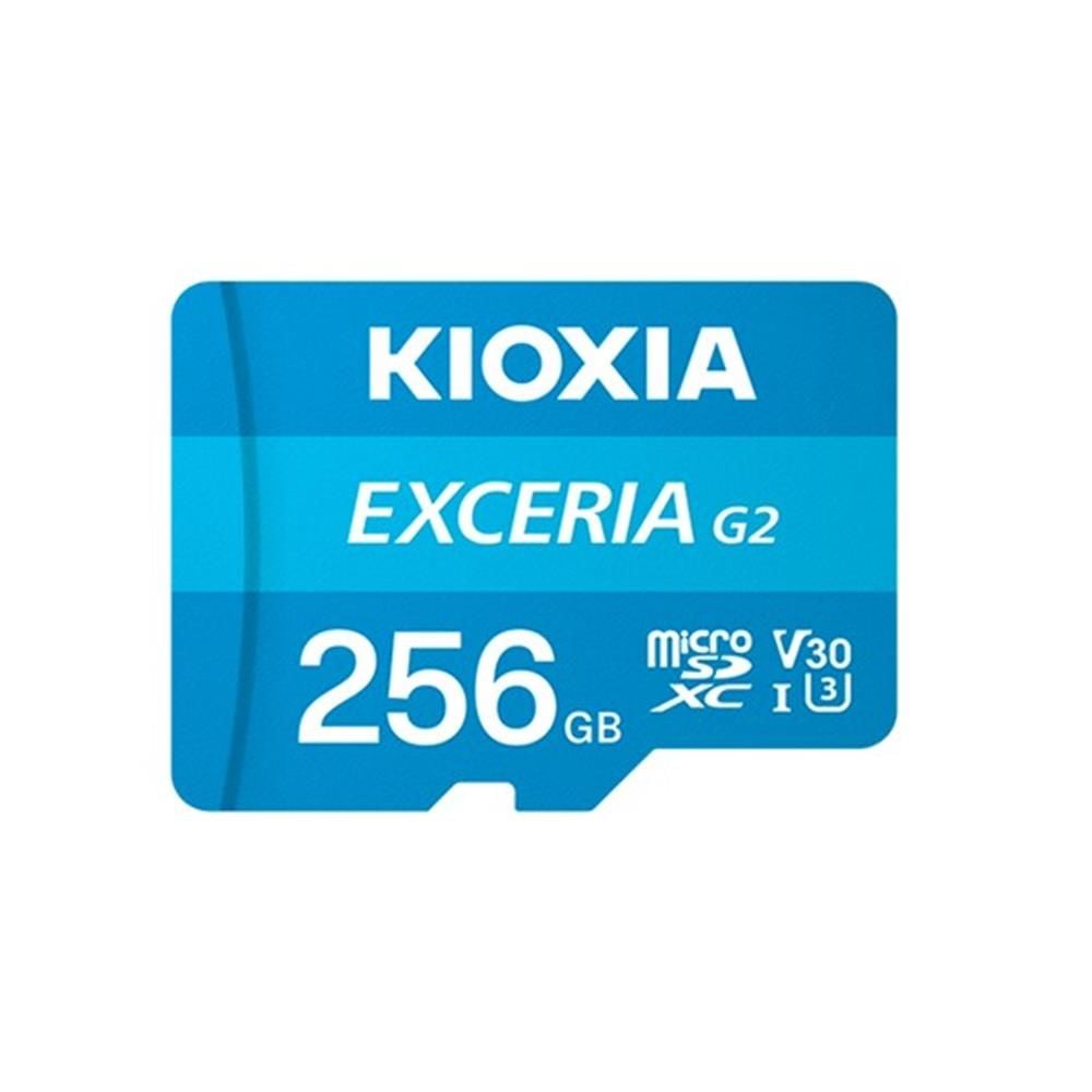 Kioxia 256GB Exceria G2 microSDXC U1 V30 4K 100/50MB/s Hafıza Kartı