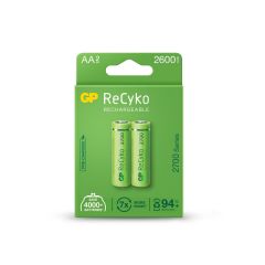 GP ReCyko Pro AA 2600 mAh NiMH Şarj Edilebilir Kalem Pil 2'li Paket GP270AAHCEMTR-2GB
