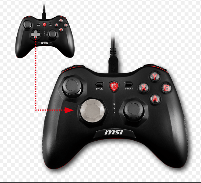 MSI Force GC20 V2 Siyah USB Kablolu PC Oyun Kumandası Gamepad