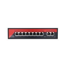 EZCOOL EZ-08PSE 8 Port 8x10/100Mbps Fast Ethernet PoE + 2x10/100Mbps Uplink Megabit 120W IEEE 802.3af/at Unmanaged PoE Switch