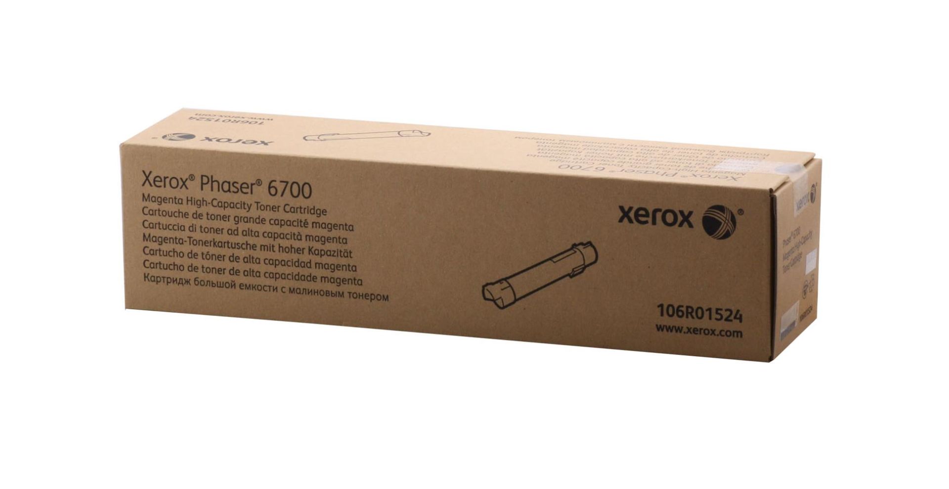 Xerox Phaser 6700 Magenta (Kırmızı) High Capacity Orijinal Toner (106R01524) - 12.000 Sayfa