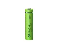 GP ReCyko AAA 650mAh NiMH Şarj Edilebilir İnce Kalem Pil 4'lü Paket