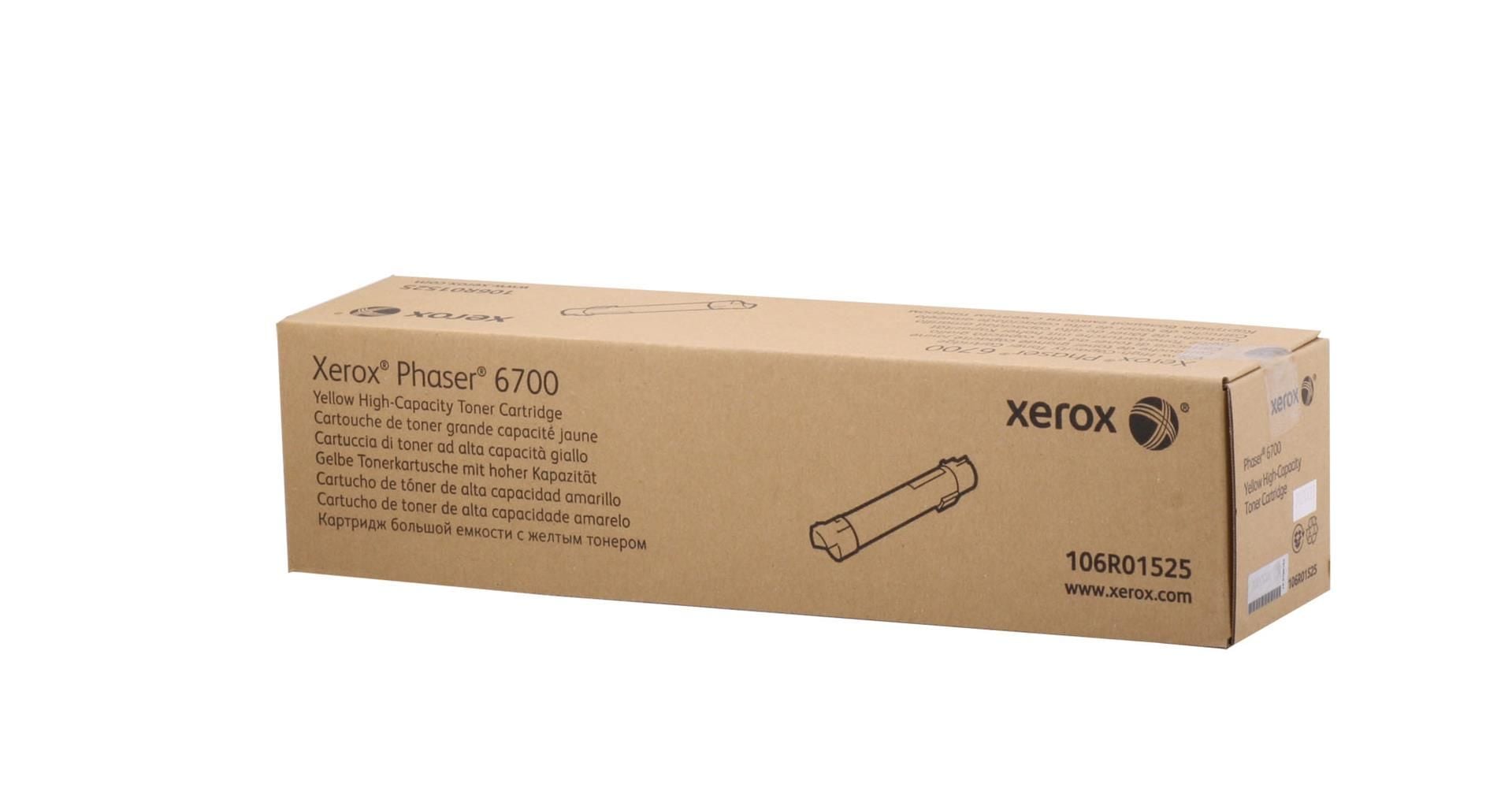 Xerox 106R01525 Sarı (Yellow) Yüksek Kapasiteli Orijinal Toner Kartuşu (12.000 Sayfa)