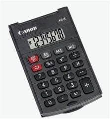 Canon AS-8 8 Hane Cep Tipi Kapaklı Hesap Makinesi