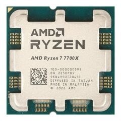 AMD Ryzen 7 7700X 4.5GHz (Up to 5.4GHz) 40MB Cache AM5 Soket 105W TRAY İşlemci (Radeon Graphics Dahil)