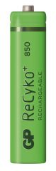 GP ReCyko 850 Serisi AAA 850 mAh NiMH Şarj Edilebilir İnce Kalem Pil - 6'lı Paket (4+2)