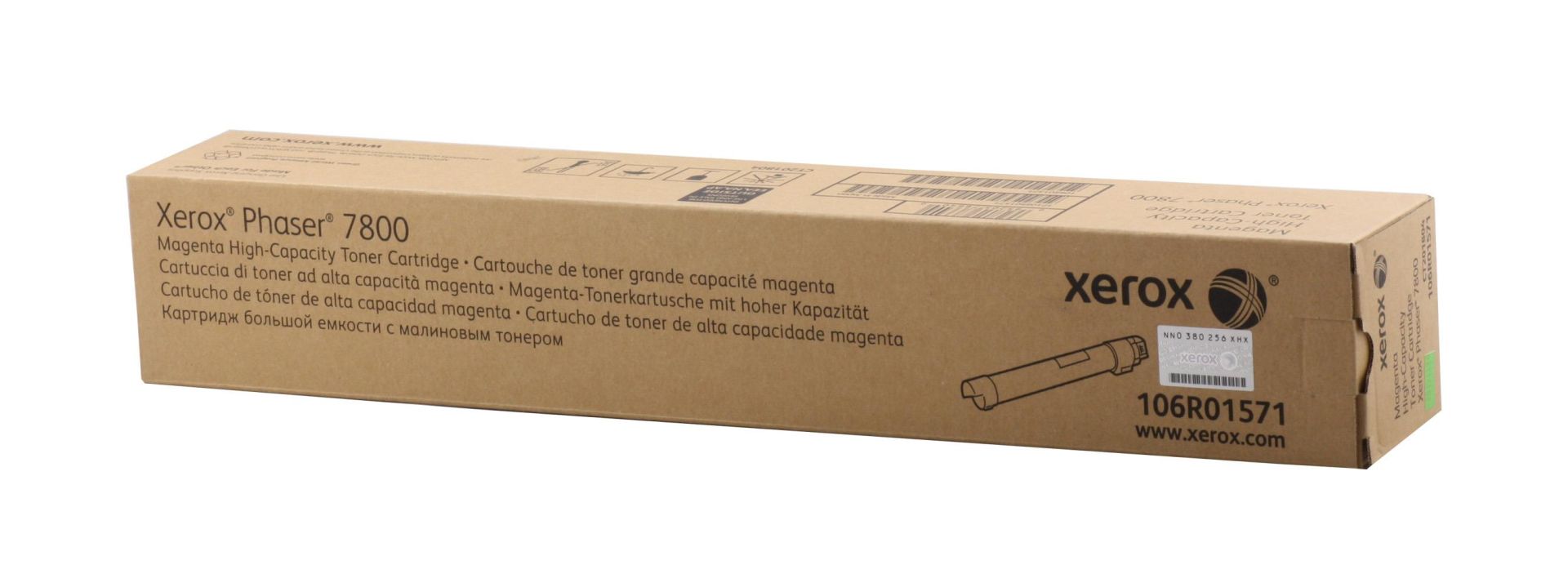 Xerox Phaser 7800 Yüksek Kapasiteli Macenta (Magenta) Orijinal Toner Kartuşu (106R01571)