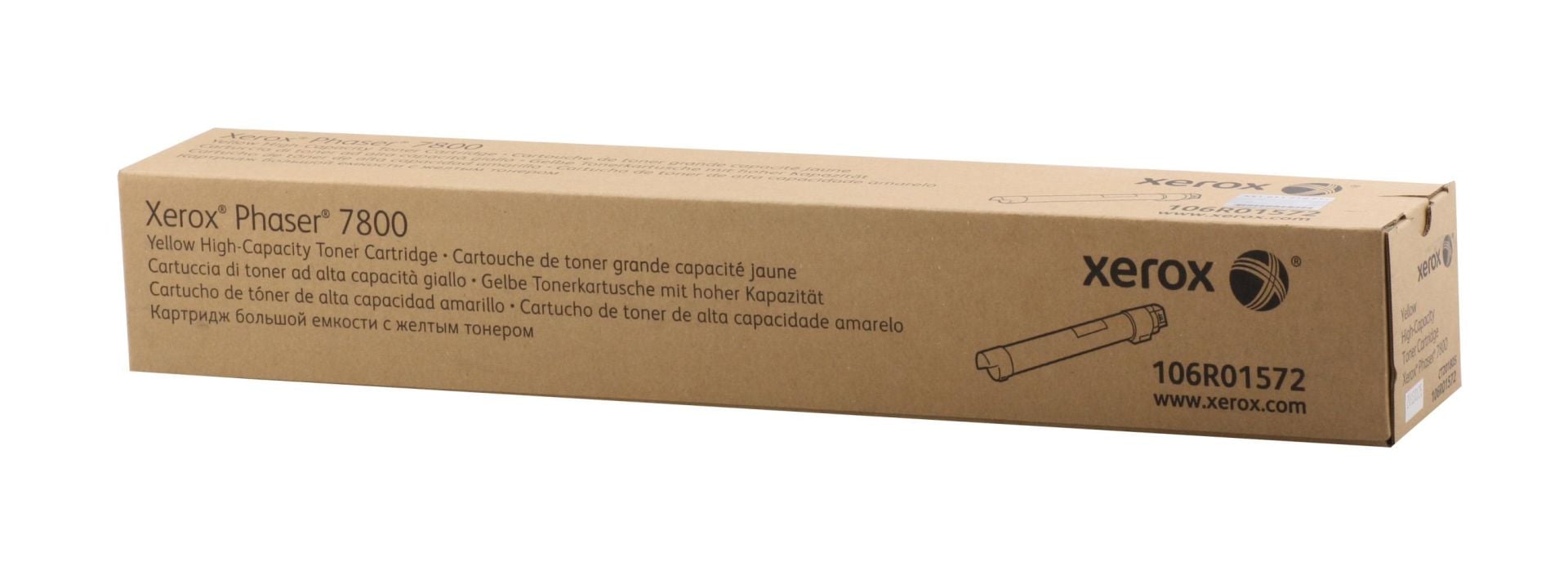 Xerox Phaser 7800 High Capacity Yellow (Sarı) Yüksek Kapasiteli Lazer Toner Kartuşu (17.200 Sayfa)