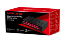 TP-Link Mercusys MS108G 8 Port 10/100/1000Mbps Gigabit Yönetilemez Switch Tak Çalıştır Desktop Network Switch