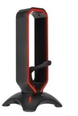 Rampage RM-H66 GUARD Siyah RGB Aydınlatmalı 2x USB Portlu Kulaklık Standı