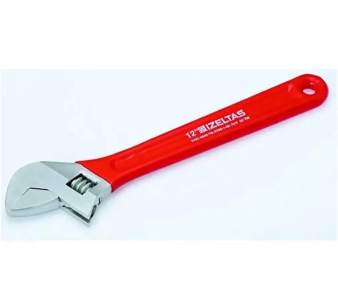 İzeltaş 0600011012 Kurbağacık Anahtar 12'' (300 mm) Kromlu