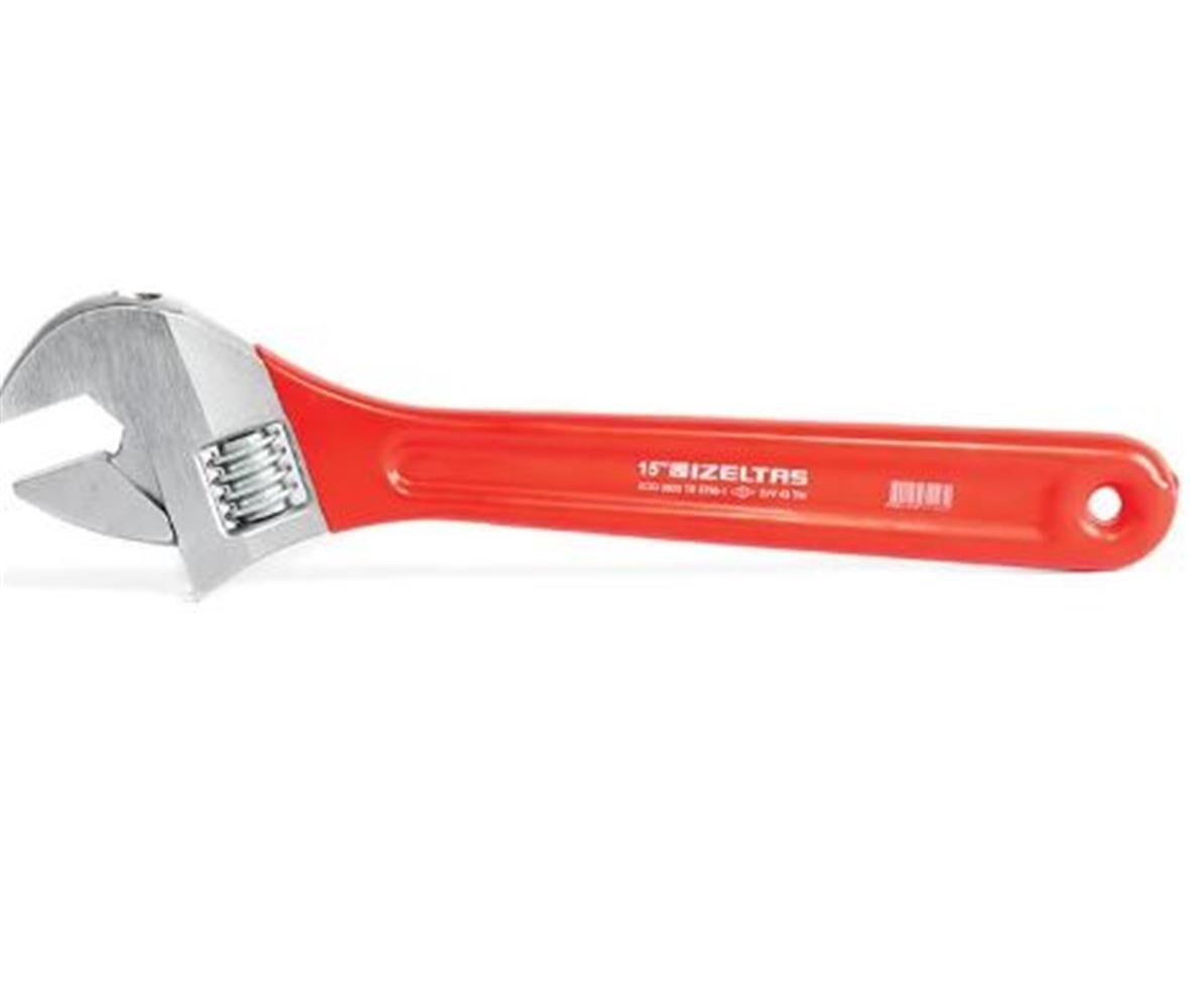İzeltaş 0600011008 Kurbağacık Anahtar 8'' (200 mm) Kromlu