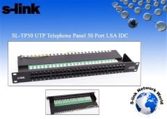 S-link SL-TP50 50'li UTP Portlu Telefon Paneli