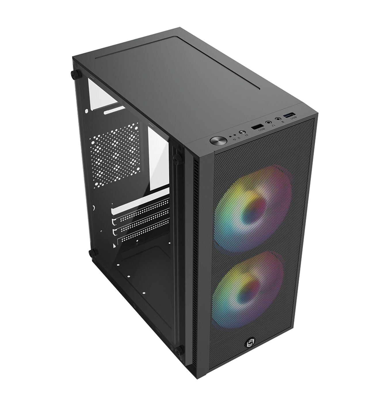 FRISBY FC-8970G 300W 2X RAINBOW FAN GAMING KASA