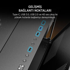 JAMES DONKEY STARK S800 4X ARGB 750W BLACK KASA
