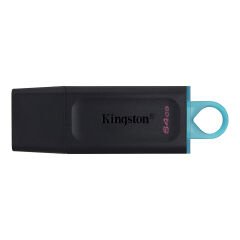 Kingston DataTraveler Exodia 64GB Siyah Turkuaz USB 3.2 Gen 1 Flash Bellek