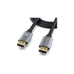 Qport Q-DP14 2 Metre DisplayPort to DisplayPort v1.4 8K 60Hz / 4K 144Hz Görüntü ve Ses Kablosu