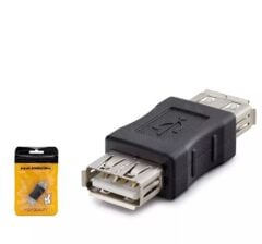 Hadron HDX1322 USB 2.0 Dişi - USB Dişi (Female to Female) Ara Birleştirici Çevirici Adaptör Siyah