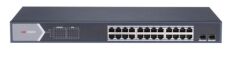 Hikvision DS-3E1526P-SI 26 Port Gbit 24 Port Poe 370W 1xGbit+1xSFP Uplink Yönetilebilir Switch