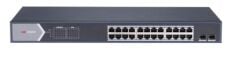 Hikvision DS-3E1526P-SI 24 Port Gigabit PoE+ 1xGbit RJ45 1xGbit SFP Uplink 370W Smart Yönetilebilir Switch