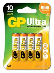 GP Ultra G-Tech LR6 AA 1.5V Alkalin Kalem Pil 4'lü Paket GP15AU-U4